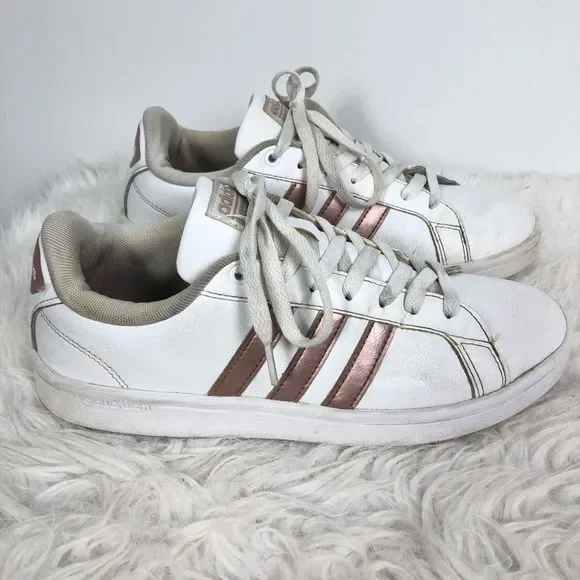 adidas | Shoes | Adidasgrand Court Shoes Rose Gold | Poshmark